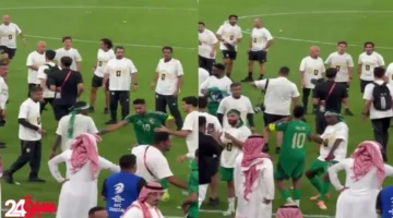 احتفال سعود عبدالحميد وسالم الدوسري يخطف الأنظار بعد تأهل الأخضر للمونديال